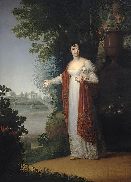 Vladimir Lukich Borovikovsky Portrait of D.A Derzhavina France oil painting art